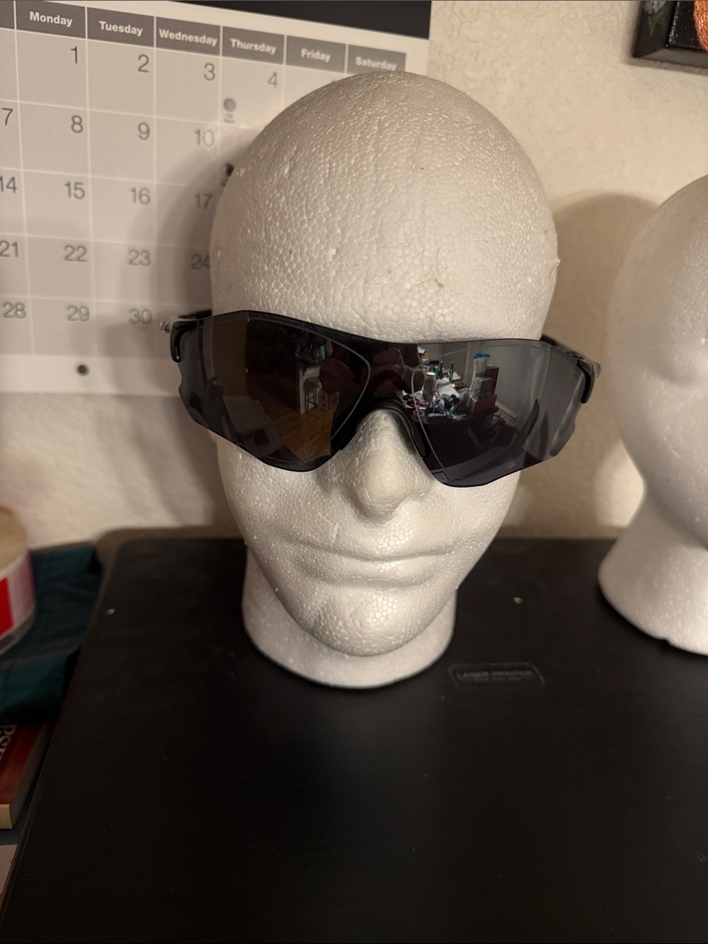 Oakley ev zero Sport Wraparound Sunglasses - Black Tinted Lenses
